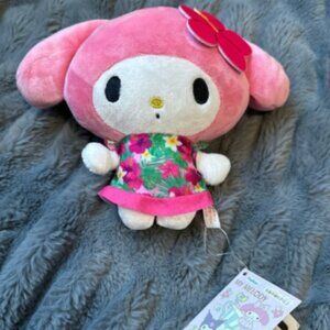 Sanrio My Melody Flower Dress Plush NWT 6”